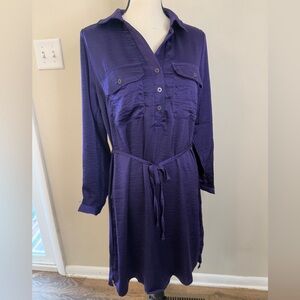 Lucky Brand Purple Midi Dress